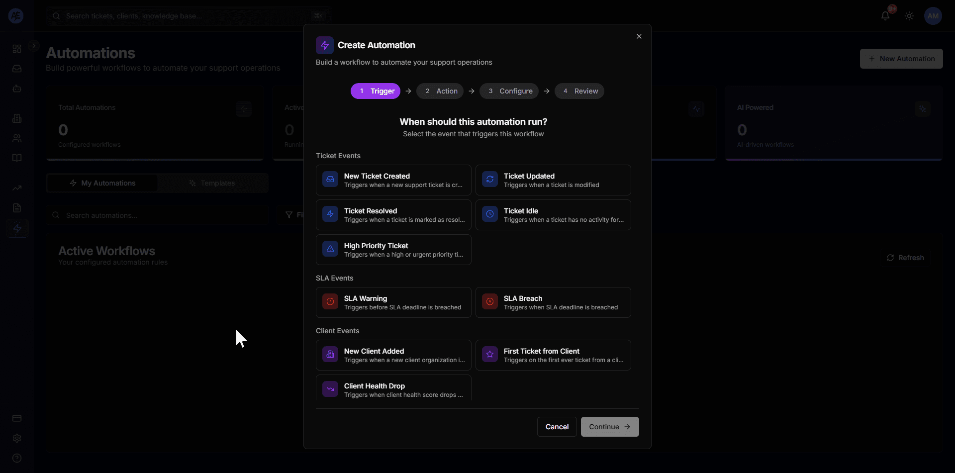 Automation Engine product screenshot